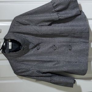 Beautiful Holiday jacket silver and black